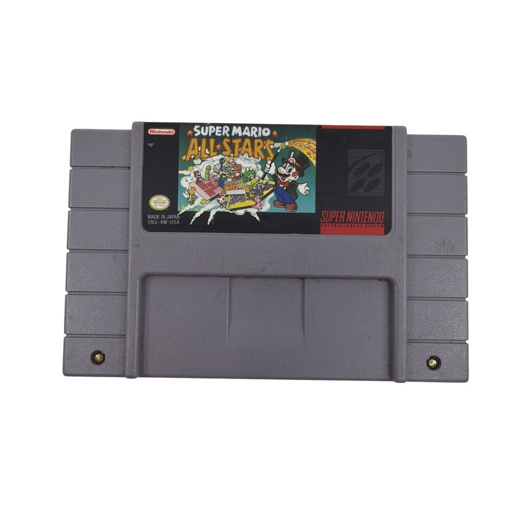 Super Mario All-stars and Super Mario World Tested Authentic